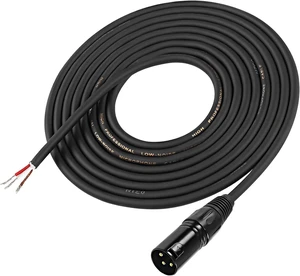 XMSJSIY XLR Microphone Cable Pigtail Bare Wire 3Pin XLR Male Speaker Cable XMSJSIY XLR Microphone Cable Pigtail Bare Wire 3Pin XLR Male Speaker Cable