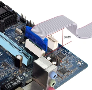 cablecc PCI-E Express 1X Slot Riser Card Extender Extension Ribbon Flex Relocate Cable 20cm cablecc PCI-E Express 1X Slot Riser Card Extender Extension Ribbon Flex Relocate Cable 20cm