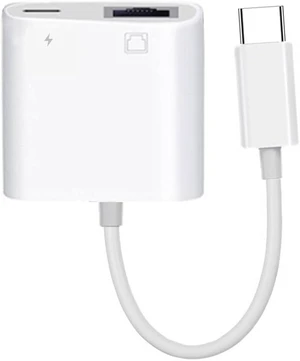cablecc USB-C Type C Male to RJ45 Networking 100Mbps with PD Power Charge Adapter Compatible with Laptop Tablet Phone cablecc USB-C Type C Male to RJ45 Networking 100Mbps with PD Power Charge Adapter Compatible with Laptop Tablet Phone