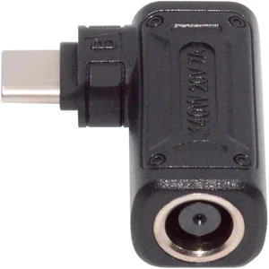 cablecc DC Jack 7.4x5.0mm Input to USB-C Type-C Angled 90 Degree Power Plug 140W 100W Charge Adapter for Laptop Phone cablecc DC Jack 7.4x5.0mm Input to USB-C Type-C Angled 90 Degree Power Plug 140W 100W Charge Adapter for Laptop Phone