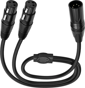 XMSJSIY 4 Pin XLR Male to Dual 3 Pin XLR Female Patch Y Splitter Balanced Microphone Audio Cable Cord for Stero Mic to L&R Audio Track -0.5M/1.6FT XMSJSIY 4 Pin XLR Male to Dual 3 Pin XLR Female Patch Y Splitter Balanced Microphone Audio Cable Cord for Stero Mic to L&R Audio Track -0.5M/1.6FT
