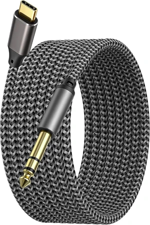 XMSJSIY USB Type-C to 6.35mm TRS Stereo Audio Cable -2M/6.5FT XMSJSIY USB Type-C to 6.35mm TRS Stereo Audio Cable -2M/6.5FT