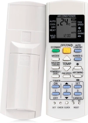 Replacement AC Remote for Panasonic Air Conditioner A75C3208 A75C3706 Replacement AC Remote for Panasonic Air Conditioner A75C3208 A75C3706