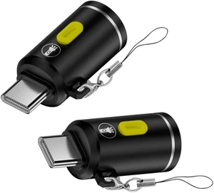 cablecc 2pcs USB-C Atmosphere LED Lighting for Outdoors Walking Cycling Phone Laptop Charger Night Lamp 210 Lumens cablecc 2pcs USB-C Atmosphere LED Lighting for Outdoors Walking Cycling Phone Laptop Charger Night Lamp 210 Lumens