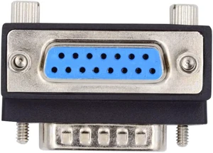 cablecc 90 Degree Up Angled DSUB D-subminiature 15pin Male to Female Extension Adapter DB Connector cablecc 90 Degree Up Angled DSUB D-subminiature 15pin Male to Female Extension Adapter DB Connector
