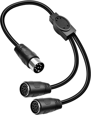 XMSJSIY 8 Pin DIN Male to Dual Female Y Splitter Cable Adapter XMSJSIY 8 Pin DIN Male to Dual Female Y Splitter Cable Adapter
