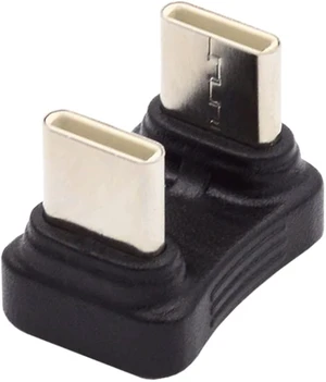 cablecc 480Mbps USB-C Type C Male to Male Coupler Extender Power Data Adapter Opposite U Shape Back Angled for Power Bank Phone Laptop cablecc 480Mbps USB-C Type C Male to Male Coupler Extender Power Data Adapter Opposite U Shape Back Angled for Power Bank Phone Laptop