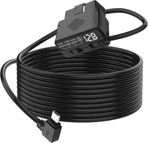 XMSJSIY 90 Degree Right Angle Micro USB to OBD Parking Monitor Power Cable XMSJSIY 90 Degree Right Angle Micro USB to OBD Parking Monitor Power Cable