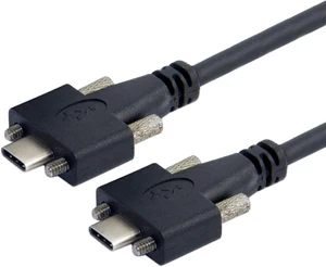 chenyang Type-C USB 3.1 USB-C Male to Male Type-C USB 3.1 USB-C with M2 Screws Locking Panel Mount Type 10Gbps Data Cable 3.0M chenyang Type-C USB 3.1 USB-C Male to Male Type-C USB 3.1 USB-C with M2 Screws Locking Panel Mount Type 10Gbps Data Cable 3.0M