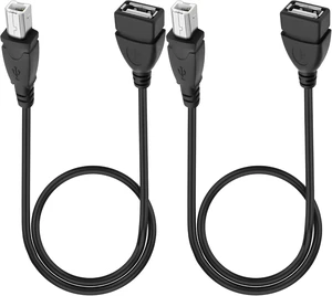 XMSJSIY USB Female to Type B Male Printer Cable USB2.0A to Type-B Extension XMSJSIY USB Female to Type B Male Printer Cable USB2.0A to Type-B Extension