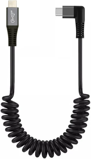 chenyang USB C to C Coiled Cable USB 3.2 Type C 90 Degree Right Angled 20Gbps PD 100W 8K@60Hz Data Fast Charging Cable 6ft chenyang USB C to C Coiled Cable USB 3.2 Type C 90 Degree Right Angled 20Gbps PD 100W 8K@60Hz Data Fast Charging Cable 6ft