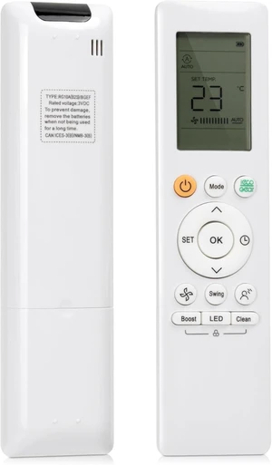 Replacement AC Remote Compatible with Midea Air Conditioner RG10A(B2S)/BGEF Replacement AC Remote Compatible with Midea Air Conditioner RG10A(B2S)/BGEF