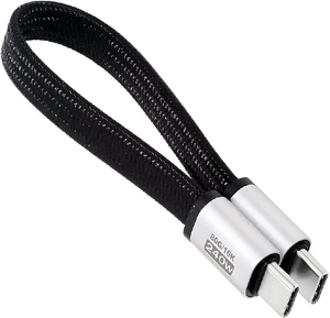 cablecc USB4.0 Gen4 80Gbps Flat Slim FPC Cable Magnetic Connector with 240W and 16K@30hz 8K 5K@60Hz 18cm Compatible with Thunderbolt3/4/5 cablecc USB4.0 Gen4 80Gbps Flat Slim FPC Cable Magnetic Connector with 240W and 16K@30hz 8K 5K@60Hz 18cm Compatible with Thunderbolt3/4/5