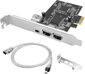 XMSJSIY PCI-E 1X to 1394 Firewire Riser Expansion Capture Card Controller XMSJSIY PCI-E 1X to 1394 Firewire Riser Expansion Capture Card Controller