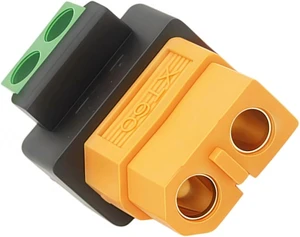 cablecc XT60 Female Fast Charging to Solderless 2Pin Contacts Terminal Female Adapter for DIY OEM Repair Connector cablecc XT60 Female Fast Charging to Solderless 2Pin Contacts Terminal Female Adapter for DIY OEM Repair Connector