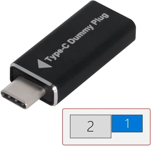 chenyang USB-C Display Adapter, CY USB-C Dummy Plug Virtual Display Emulator, 1920x1080p@60Hz, Compatible with Desktop, Laptop, Windows, OSX, Linux chenyang USB-C Display Adapter, CY USB-C Dummy Plug Virtual Display Emulator, 1920x1080p@60Hz, Compatible with Desktop, Laptop, Windows, OSX, Linux