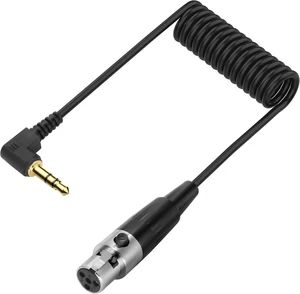 XMSJSIY Mini XLR to 3.5mm Stereo Audio Cable 90 Degree Right Angle 1/8" XMSJSIY Mini XLR to 3.5mm Stereo Audio Cable 90 Degree Right Angle 1/8"