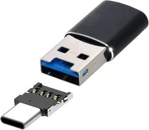 cablecc USB 3.0 to Micro SD SDXC TF Card Reader with Micro Type-C USB-C OTG Adapter for Tablet/Cell Phone cablecc USB 3.0 to Micro SD SDXC TF Card Reader with Micro Type-C USB-C OTG Adapter for Tablet/Cell Phone