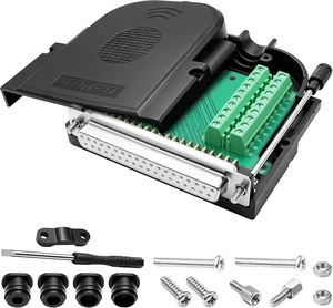 XMSJSIY DB37 Female Solderless Breakout D-SUB 37 Pin Serial Adapter XMSJSIY DB37 Female Solderless Breakout D-SUB 37 Pin Serial Adapter