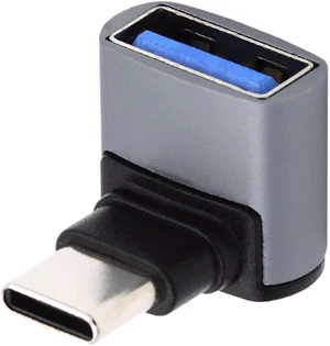cablecc Up Down Angled USB-C Type-C to USB 3.0 Female OTG Adapter 90 Degree for Laptop Tablet Phone cablecc Up Down Angled USB-C Type-C to USB 3.0 Female OTG Adapter 90 Degree for Laptop Tablet Phone