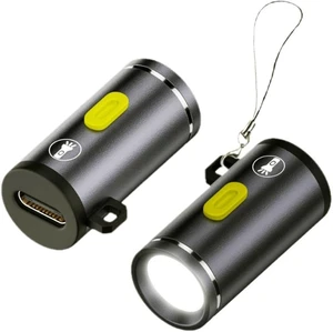 chenyang 2 Pack Mini Flashlight USB C LED Light Brightness 210 Lumens Get Power from Charger/Power Bank Small Size & Easy to Carry with Hook Hole chenyang 2 Pack Mini Flashlight USB C LED Light Brightness 210 Lumens Get Power from Charger/Power Bank Small Size & Easy to Carry with Hook Hole