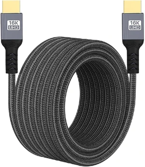 cablecc HDMI 2.2 Cable 16K@60Hz 8K@120Hz 96Gbps Ultra High Speed Male to Male UHD Cable for HDTV Monitor Desktop Laptop Projector 50cm cablecc HDMI 2.2 Cable 16K@60Hz 8K@120Hz 96Gbps Ultra High Speed Male to Male UHD Cable for HDTV Monitor Desktop Laptop Projector 50cm