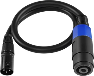 XMSJSIY Speakon Plug Female to XLR 3Pin Male Speaker Audio Jack Extension XMSJSIY Speakon Plug Female to XLR 3Pin Male Speaker Audio Jack Extension