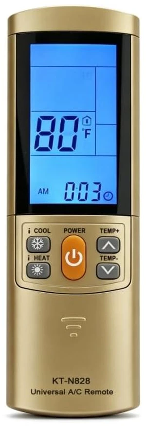 Backlit Universal Air Conditioner Remote Control, Display in Fahrenheit Backlit Universal Air Conditioner Remote Control, Display in Fahrenheit