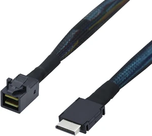 PCIe Oculink SFF-8611 4i to Mini SAS SFF-8643 Internal Server Cable 12Gbps High-Speed Data Transmission | 32AWG (39.37, Inches) PCIe Oculink SFF-8611 4i to Mini SAS SFF-8643 Internal Server Cable 12Gbps High-Speed Data Transmission | 32AWG (39.37, Inches)