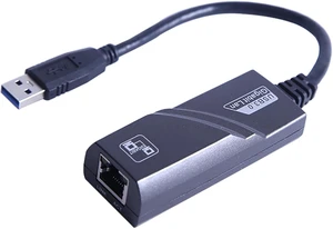 USB 3.0 to RJ45 Gigabit Ethernet Adapter 1000Mbps Wired Network LAN Adapter Plug and Play for Laptop Desktop and Ultrabook USB 3.0 to RJ45 Gigabit Ethernet Adapter 1000Mbps Wired Network LAN Adapter Plug and Play for Laptop Desktop and Ultrabook