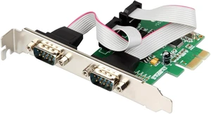 PCIe X1 to Dual RS232 Serial Port Card, IO-PCE382-2S High-Speed 2-Port DB9 RS232 Expansion Adapter, Compatible with Industrial PC, and Data Acquisition Systems (Card) PCIe X1 to Dual RS232 Serial Port Card, IO-PCE382-2S High-Speed 2-Port DB9 RS232 Expansion Adapter, Compatible with Industrial PC, and Data Acquisition Systems (Card)