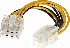 4pin to 8pin Power Cord CPU Power Adapter 20cm for Desktop Computer (5Pcs 4pin to 8pin) 4pin to 8pin Power Cord CPU Power Adapter 20cm for Desktop Computer (5Pcs 4pin to 8pin)