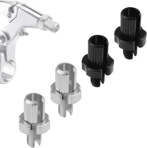 M7 Bike Brake Cable Handle Lever Adjusting Screw, 4Pcs Silver & Black M7 Bike Brake Cable Handle Lever Adjusting Screw, 4Pcs Silver & Black