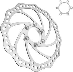 160mm Bicycle Brake Rotor, Stainless Steel Threaded Hubs Brake Disc 160mm Bicycle Brake Rotor, Stainless Steel Threaded Hubs Brake Disc