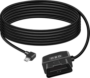 GELRHONR OBD Power Cable with Switch Button, Right Angle Micro USB to OBD2 Power Cable for Dash Camera 24 Hours Surveillance/Acc Mode 12-24V to 5V 23A, for Dashcam, GPS or Radar-3.5M/11.5Ft GELRHONR OBD Power Cable with Switch Button, Right Angle Micro USB to OBD2 Power Cable for Dash Camera 24 Hours Surveillance/Acc Mode 12-24V to 5V 23A, for Dashcam, GPS or Radar-3.5M/11.5Ft