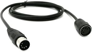 SinLoon 59inch MIDI Din Extension Cable,MIDI 5-Pin DIN Male to Female Audio MIDI/at Adapter Cable for MIDI Keyboard (Synthesizer, Organ, Electric Piano, MIDI Guitar (D5P M-F,1.5meter) SinLoon 59inch MIDI Din Extension Cable,MIDI 5-Pin DIN Male to Female Audio MIDI/at Adapter Cable for MIDI Keyboard (Synthesizer, Organ, Electric Piano, MIDI Guitar (D5P M-F,1.5meter)