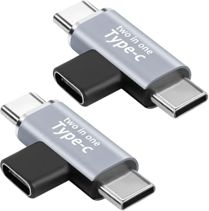 GELRHONR 2 in 1 USB C Adapter, USB Type-C Female to Dual Male Splitter Support 5V 3A Fast Charging 3.1Gen1 5Gb Data Transfer for Type-C Devices-2Pack GELRHONR 2 in 1 USB C Adapter, USB Type-C Female to Dual Male Splitter Support 5V 3A Fast Charging 3.1Gen1 5Gb Data Transfer for Type-C Devices-2Pack