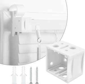 8 Pcs 1 inch Mini Blind Brackets for Window Blinds Headrail Mounting 8 Pcs 1 inch Mini Blind Brackets for Window Blinds Headrail Mounting