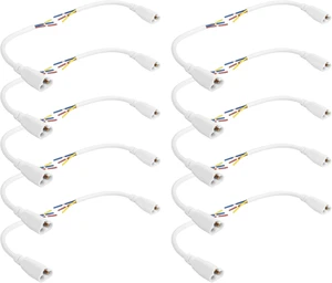 SinLoon 20pcs T5 T8 Male LED Lamp Connect Wire LED Integrated Tube Pigtails Cable Ceiling Lights Linkable Cords for Tube Lamp Holder Socket Fittings 15cm SinLoon 20pcs T5 T8 Male LED Lamp Connect Wire LED Integrated Tube Pigtails Cable Ceiling Lights Linkable Cords for Tube Lamp Holder Socket Fittings 15cm