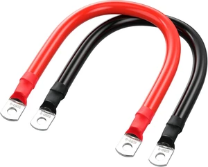 SinLoon 1/0 AWG Heavy Duty Battery Cable 50mm² High Current,Pair(Red+Black) SinLoon 1/0 AWG Heavy Duty Battery Cable 50mm² High Current,Pair(Red+Black)