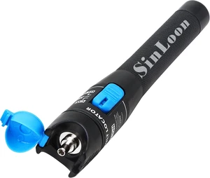 SinLoon Visual Fault Locator,Red Light Pen Fiber Optic Cable Tester Meter,Cable Test Equipment Suitable for 2.5 mm Connector, for CATV Telecommunications Engineering Maintenance1mW SinLoon Visual Fault Locator,Red Light Pen Fiber Optic Cable Tester Meter,Cable Test Equipment Suitable for 2.5 mm Connector, for CATV Telecommunications Engineering Maintenance1mW