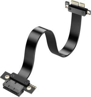 SinLoon PCIe 4.0 X1 Riser Cable 180 Degree PCI-E 1X Male to Female Riser Extension Cord - 1818 (30CM) SinLoon PCIe 4.0 X1 Riser Cable 180 Degree PCI-E 1X Male to Female Riser Extension Cord - 1818 (30CM)
