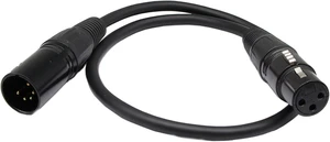 SinLoon DMX 512 Stage Light Cable XLR Male 5 Pin Male to XLR Female 3 Pin with Metal Connectors for Stage Lighting and DJ-1.6m SinLoon DMX 512 Stage Light Cable XLR Male 5 Pin Male to XLR Female 3 Pin with Metal Connectors for Stage Lighting and DJ-1.6m