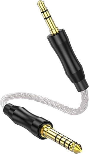 SinLoon 4.4mm Male to 3.5mm Male TRS Audio Adapter Cable (White) SinLoon 4.4mm Male to 3.5mm Male TRS Audio Adapter Cable (White)