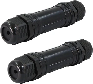 SinLoon RJ45 Waterproof Connector, IP67 Ethernet Cable Connector, with Shielding CAT6/CAT5E/CAT5 Ethernet LAN Cable Coupler for Outdoor LED Equipment CCTV Camera2 Pack SinLoon RJ45 Waterproof Connector, IP67 Ethernet Cable Connector, with Shielding CAT6/CAT5E/CAT5 Ethernet LAN Cable Coupler for Outdoor LED Equipment CCTV Camera2 Pack