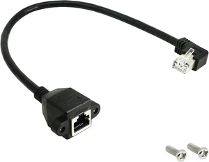 SinLoon RJ45 Ethernet Adapter Cable 90 Angle Right Male to Famale Ethernet Switch Adapter Cable for CAT 5/CAT 6 LAN Ethernet Socket Connector Adapter Cat5 Cat6 Cable(Right) SinLoon RJ45 Ethernet Adapter Cable 90 Angle Right Male to Famale Ethernet Switch Adapter Cable for CAT 5/CAT 6 LAN Ethernet Socket Connector Adapter Cat5 Cat6 Cable(Right)