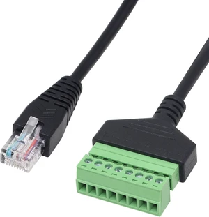 SinLoon Ethernet RJ45 Male Plug to 8 Pin Screw Terminal Block Connector for Cat7 Cat6 Cat5 Cat5e Ethernet Extender CCTV Digital DVR Network Adapter Extension Cord(Male) SinLoon Ethernet RJ45 Male Plug to 8 Pin Screw Terminal Block Connector for Cat7 Cat6 Cat5 Cat5e Ethernet Extender CCTV Digital DVR Network Adapter Extension Cord(Male)