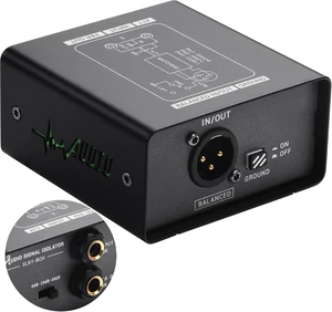 SinLoon XLR1-BOX -Noise Isolator, Single Channel with XLR & 6.35 mm Sockets SinLoon XLR1-BOX -Noise Isolator, Single Channel with XLR & 6.35 mm Sockets