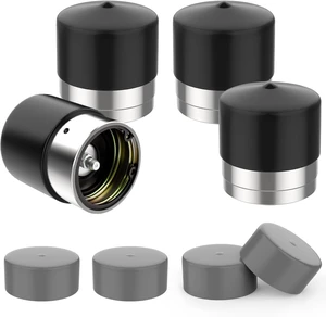 4 Pack 1.98" Trailer Bearing Protectors with Dust Cap & Rubber Covers 4 Pack 1.98" Trailer Bearing Protectors with Dust Cap & Rubber Covers