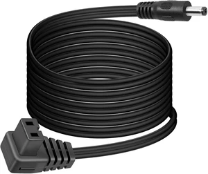 GELRHONR DC5521 to 12V Car Refrigerator Power Cable, 14AWG DC 5.5MMx2.1MM 12 Volt Cooler Cord for Fridge Freezer, Compressor Cooler and More (DC5521, 10FT) GELRHONR DC5521 to 12V Car Refrigerator Power Cable, 14AWG DC 5.5MMx2.1MM 12 Volt Cooler Cord for Fridge Freezer, Compressor Cooler and More (DC5521, 10FT)